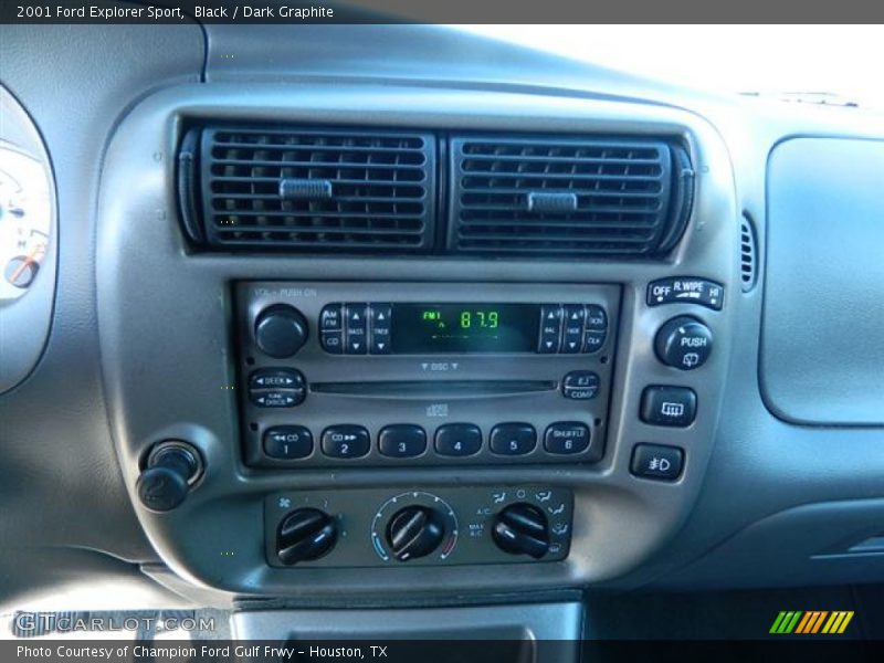 Black / Dark Graphite 2001 Ford Explorer Sport