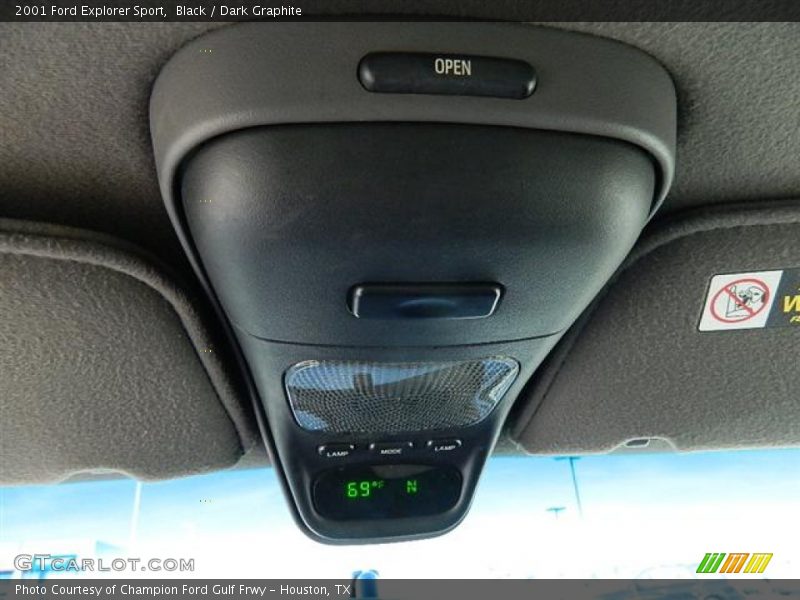 Black / Dark Graphite 2001 Ford Explorer Sport