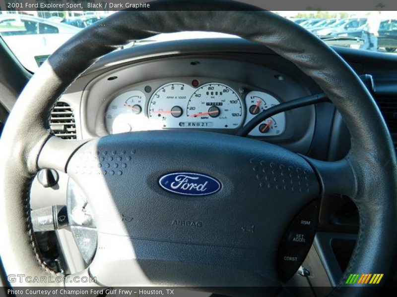 Black / Dark Graphite 2001 Ford Explorer Sport