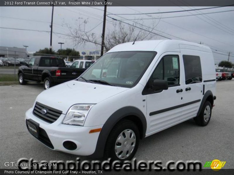 Frozen White / Dark Grey 2012 Ford Transit Connect XLT Van