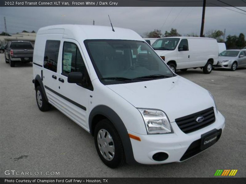 Frozen White / Dark Grey 2012 Ford Transit Connect XLT Van