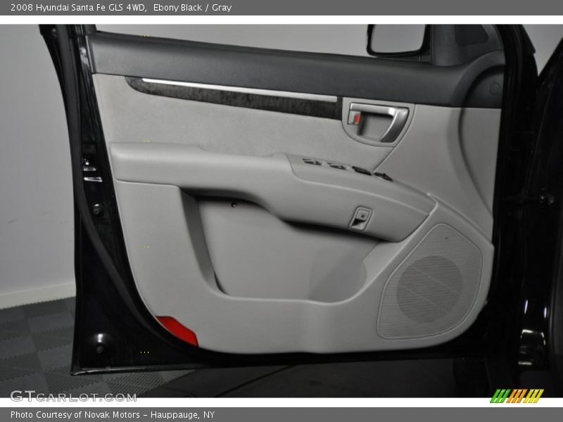 Ebony Black / Gray 2008 Hyundai Santa Fe GLS 4WD