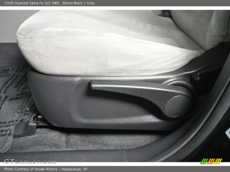 Ebony Black / Gray 2008 Hyundai Santa Fe GLS 4WD