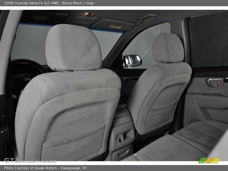 Ebony Black / Gray 2008 Hyundai Santa Fe GLS 4WD