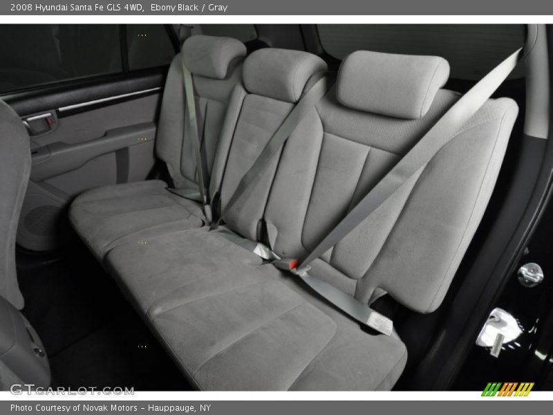 Ebony Black / Gray 2008 Hyundai Santa Fe GLS 4WD