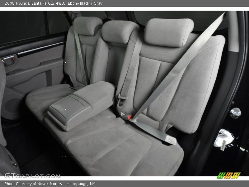 Ebony Black / Gray 2008 Hyundai Santa Fe GLS 4WD
