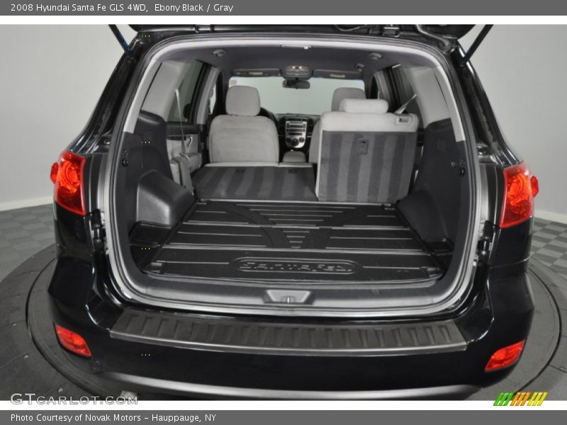 Ebony Black / Gray 2008 Hyundai Santa Fe GLS 4WD