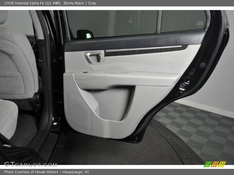 Ebony Black / Gray 2008 Hyundai Santa Fe GLS 4WD