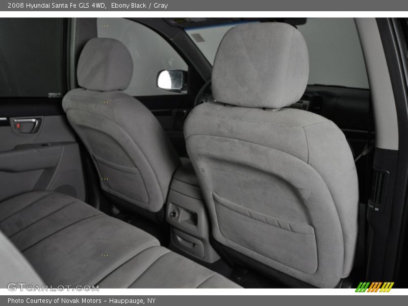 Ebony Black / Gray 2008 Hyundai Santa Fe GLS 4WD