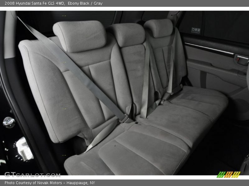 Ebony Black / Gray 2008 Hyundai Santa Fe GLS 4WD