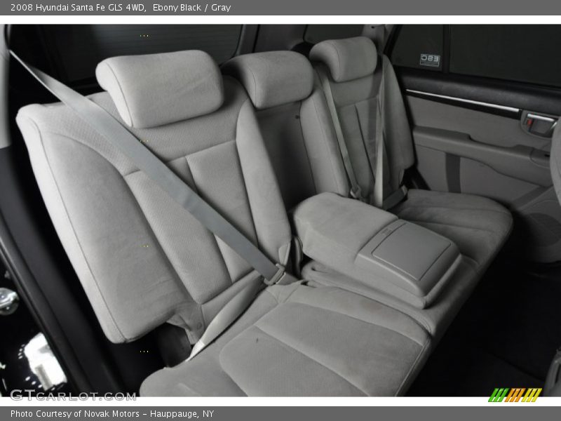 Ebony Black / Gray 2008 Hyundai Santa Fe GLS 4WD
