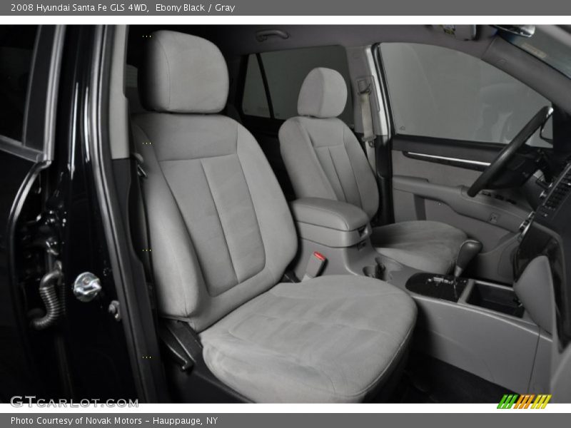 Ebony Black / Gray 2008 Hyundai Santa Fe GLS 4WD