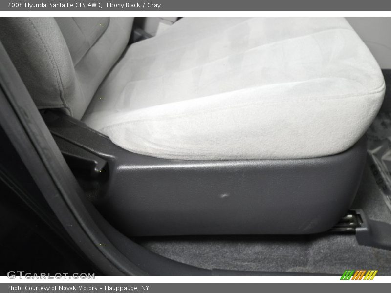 Ebony Black / Gray 2008 Hyundai Santa Fe GLS 4WD