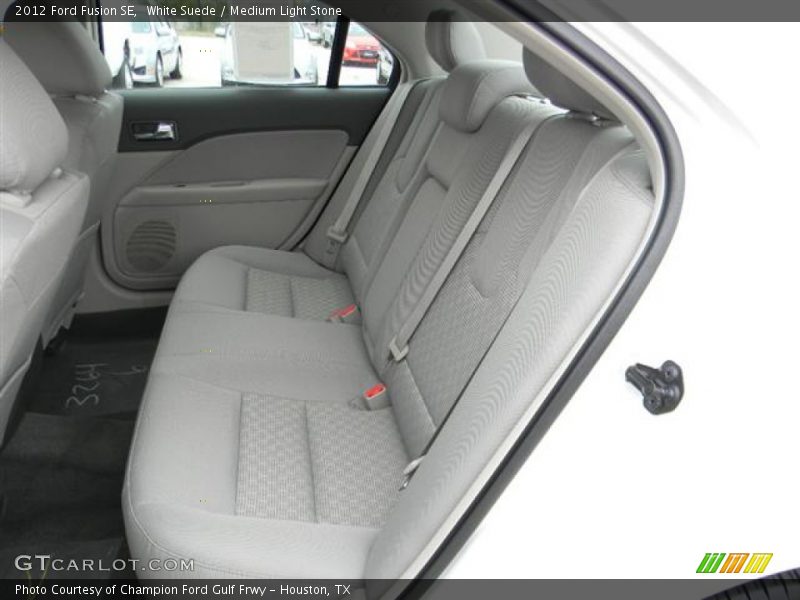 White Suede / Medium Light Stone 2012 Ford Fusion SE