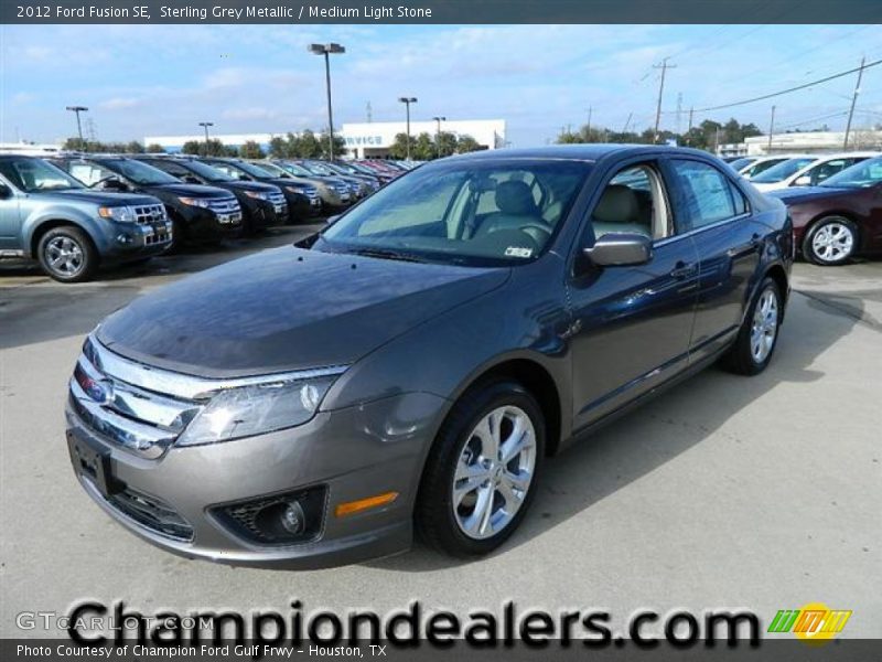 Sterling Grey Metallic / Medium Light Stone 2012 Ford Fusion SE
