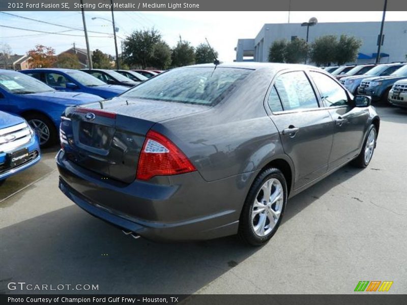Sterling Grey Metallic / Medium Light Stone 2012 Ford Fusion SE