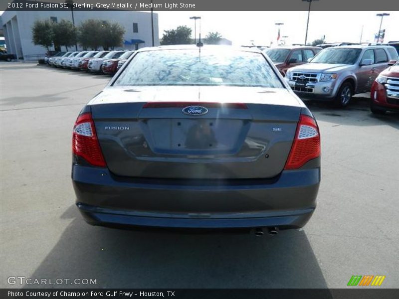 Sterling Grey Metallic / Medium Light Stone 2012 Ford Fusion SE
