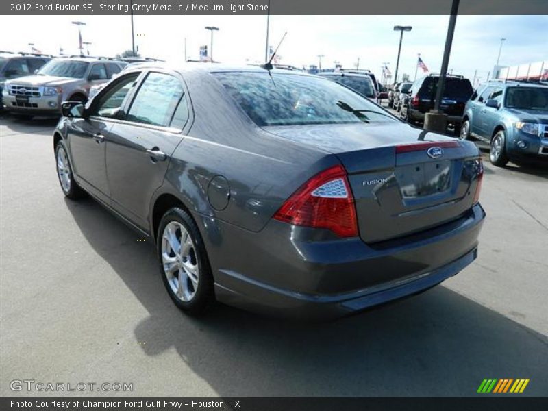 Sterling Grey Metallic / Medium Light Stone 2012 Ford Fusion SE