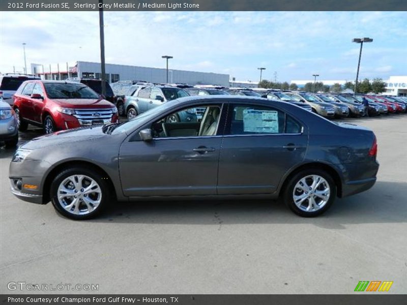 Sterling Grey Metallic / Medium Light Stone 2012 Ford Fusion SE