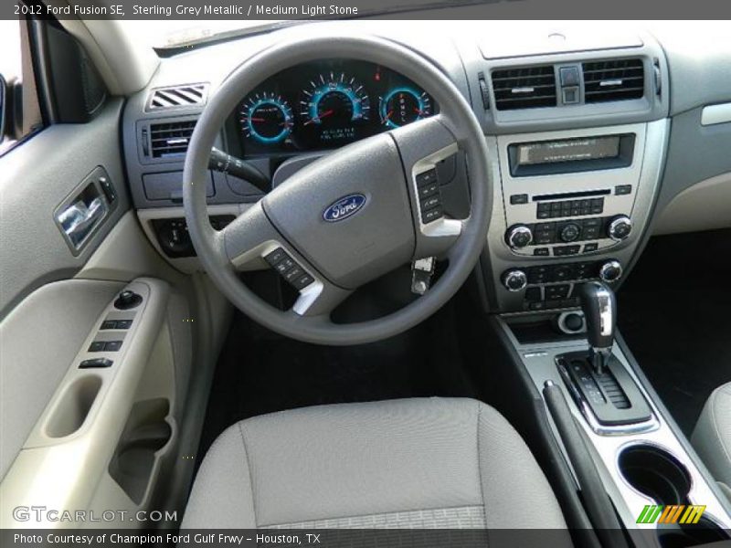 Sterling Grey Metallic / Medium Light Stone 2012 Ford Fusion SE