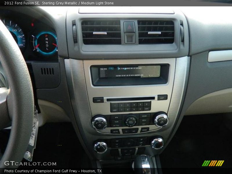 Sterling Grey Metallic / Medium Light Stone 2012 Ford Fusion SE