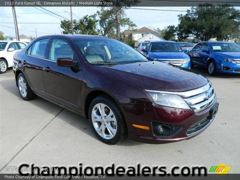 Cinnamon Metallic / Medium Light Stone 2012 Ford Fusion SE