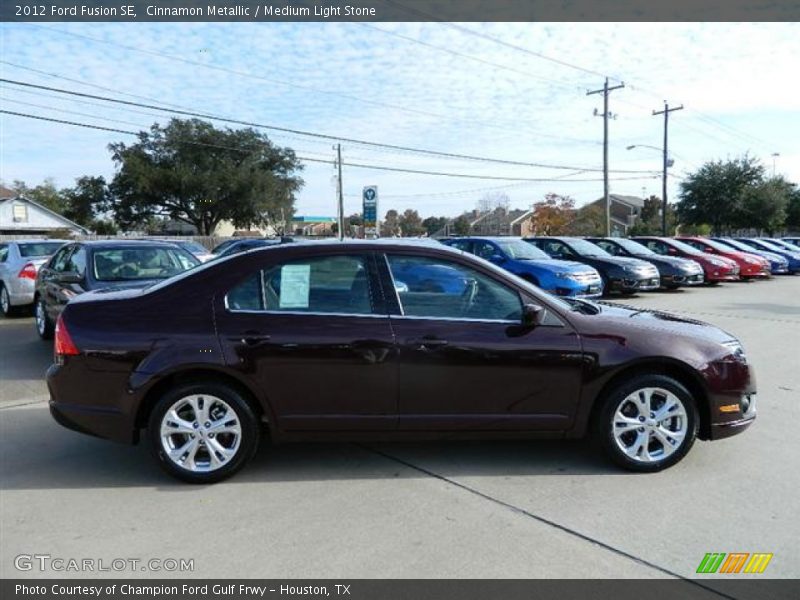 Cinnamon Metallic / Medium Light Stone 2012 Ford Fusion SE