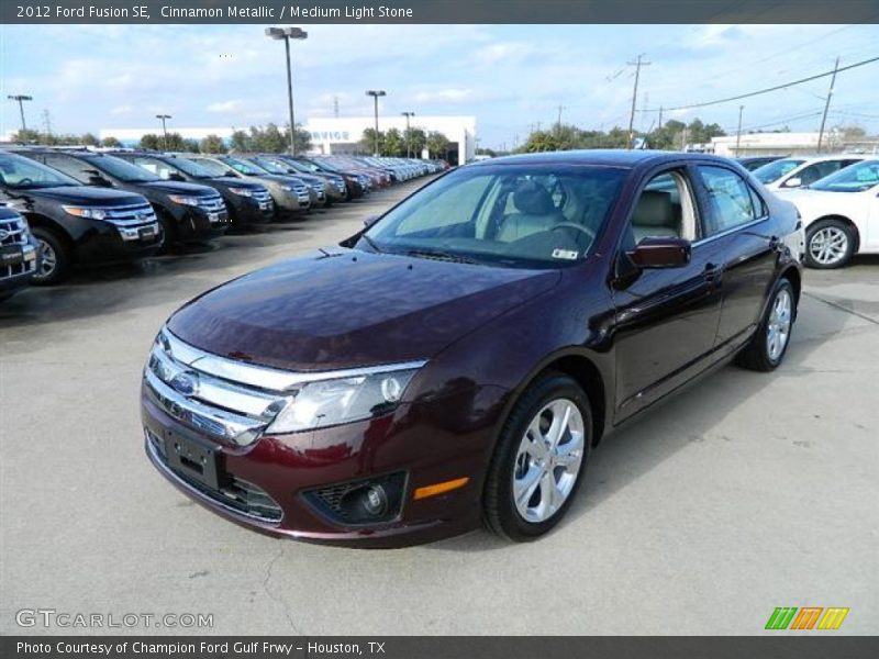 Cinnamon Metallic / Medium Light Stone 2012 Ford Fusion SE
