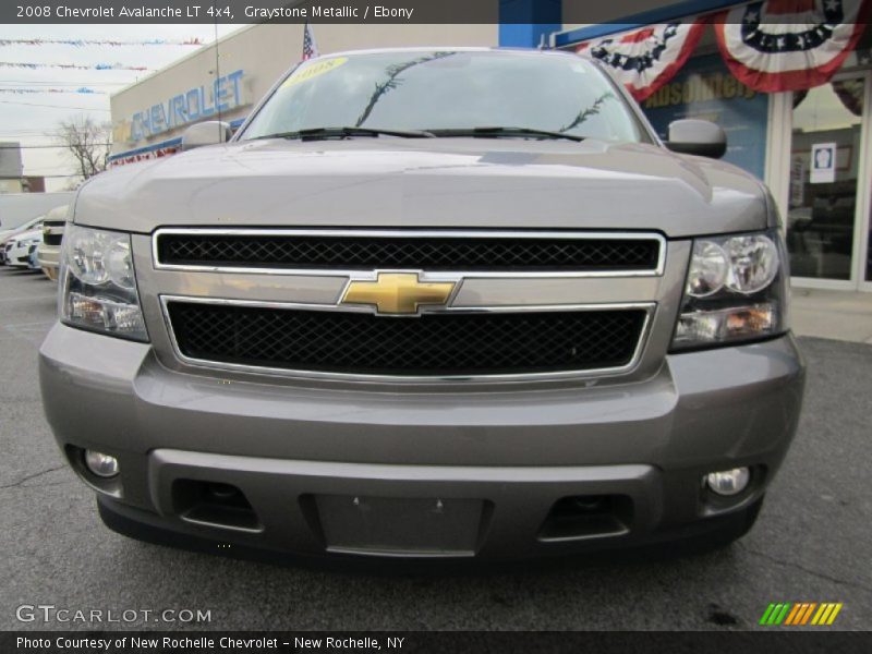 Graystone Metallic / Ebony 2008 Chevrolet Avalanche LT 4x4