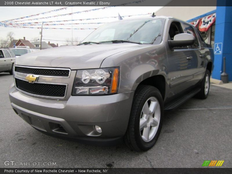 Graystone Metallic / Ebony 2008 Chevrolet Avalanche LT 4x4