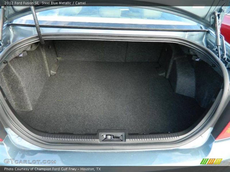 Steel Blue Metallic / Camel 2012 Ford Fusion SE