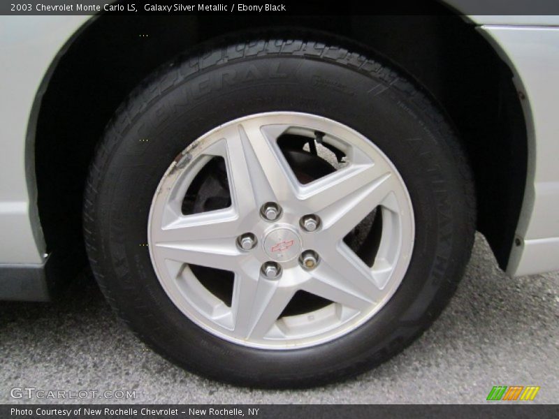 Galaxy Silver Metallic / Ebony Black 2003 Chevrolet Monte Carlo LS