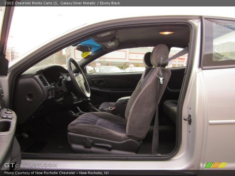 Galaxy Silver Metallic / Ebony Black 2003 Chevrolet Monte Carlo LS