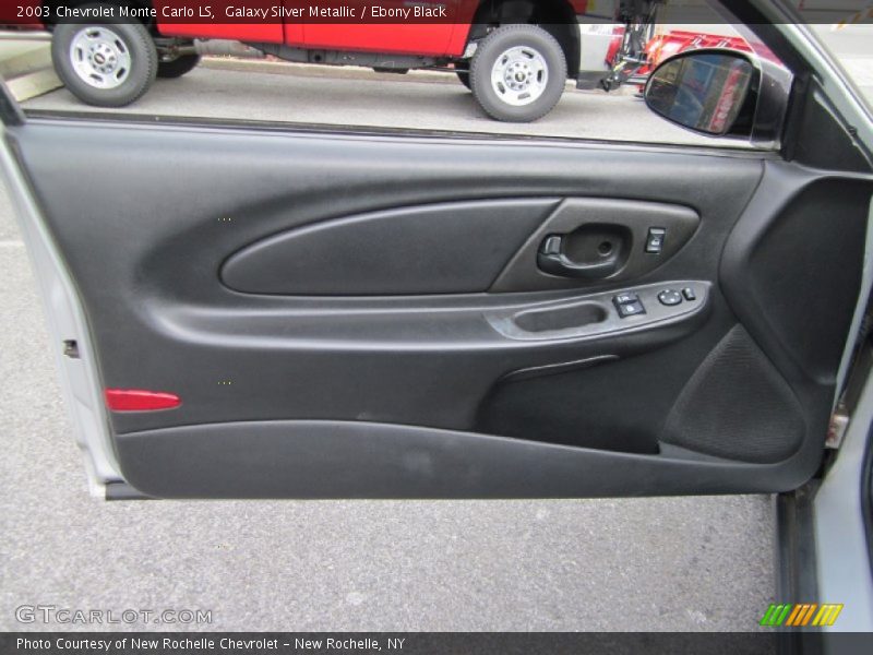 Galaxy Silver Metallic / Ebony Black 2003 Chevrolet Monte Carlo LS