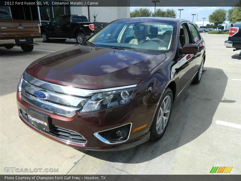 Cinnamon Metallic / Camel 2012 Ford Fusion SEL V6