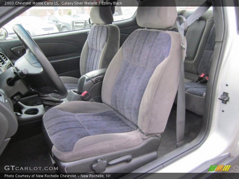 Galaxy Silver Metallic / Ebony Black 2003 Chevrolet Monte Carlo LS