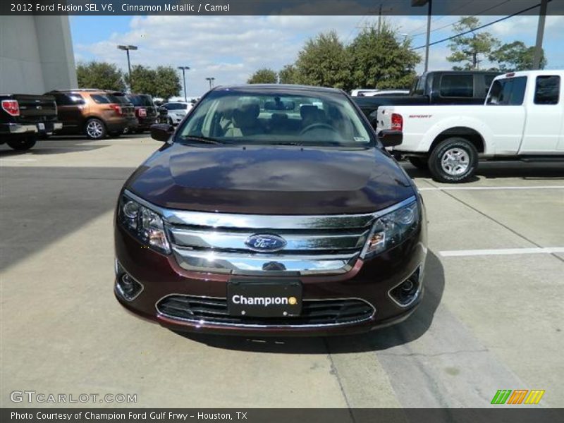 Cinnamon Metallic / Camel 2012 Ford Fusion SEL V6