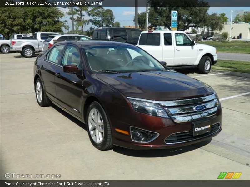 Cinnamon Metallic / Camel 2012 Ford Fusion SEL V6