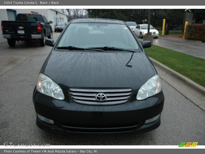 Black / Black 2004 Toyota Corolla S