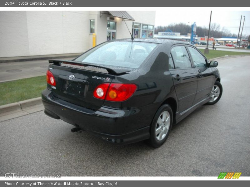 Black / Black 2004 Toyota Corolla S
