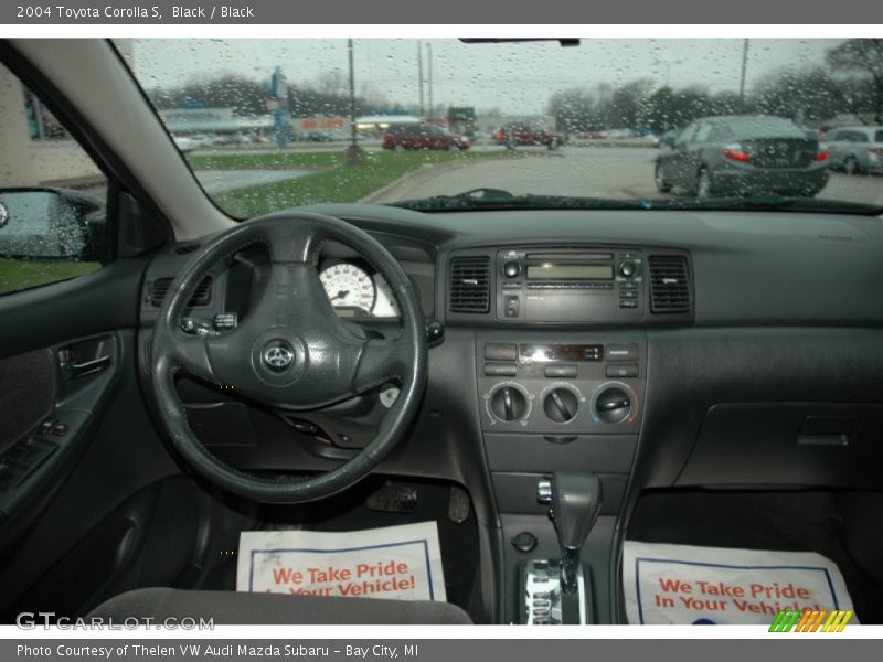 Black / Black 2004 Toyota Corolla S