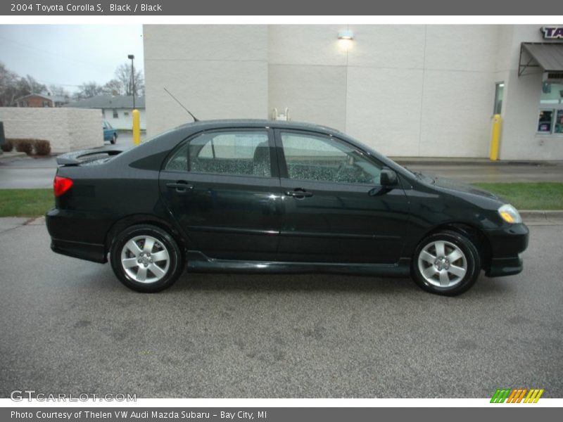 Black / Black 2004 Toyota Corolla S