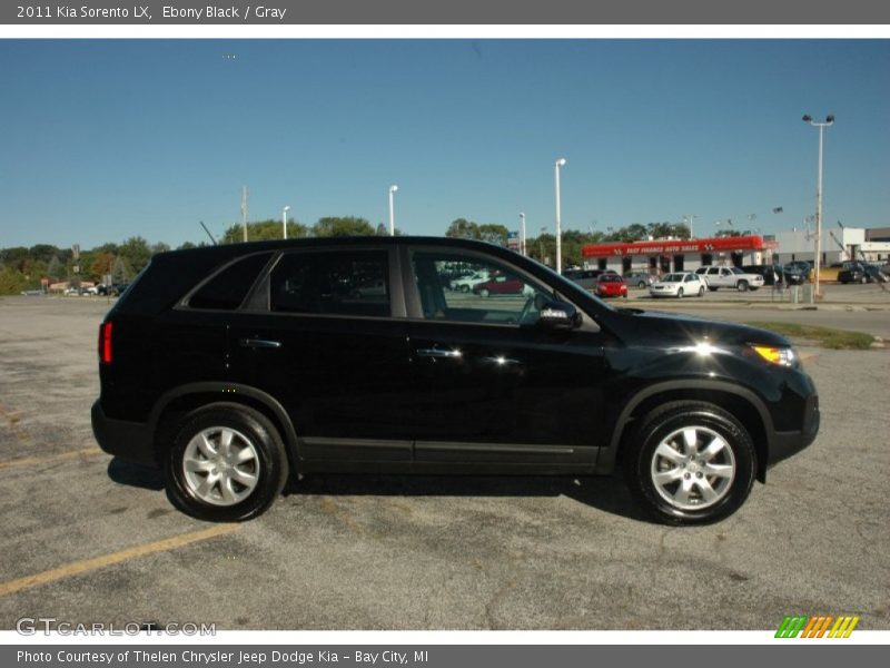 Ebony Black / Gray 2011 Kia Sorento LX