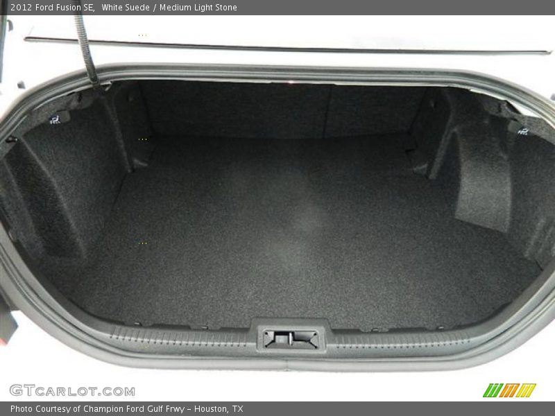 White Suede / Medium Light Stone 2012 Ford Fusion SE