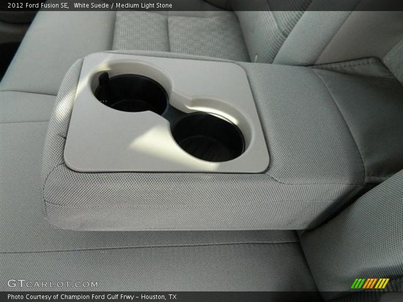 White Suede / Medium Light Stone 2012 Ford Fusion SE
