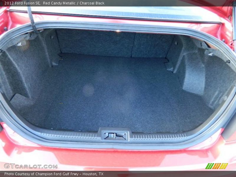 Red Candy Metallic / Charcoal Black 2012 Ford Fusion SE