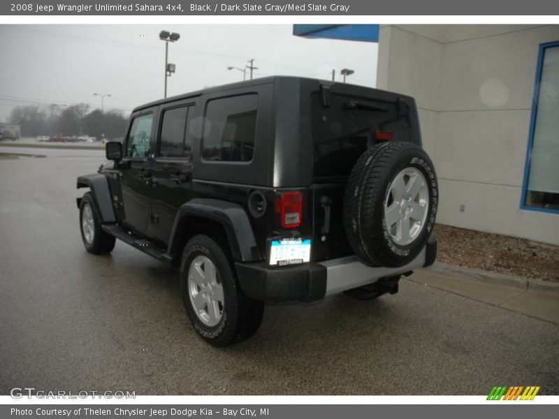 Black / Dark Slate Gray/Med Slate Gray 2008 Jeep Wrangler Unlimited Sahara 4x4