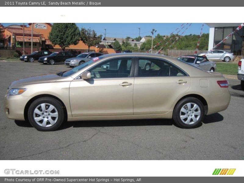 Sandy Beach Metallic / Bisque 2011 Toyota Camry LE
