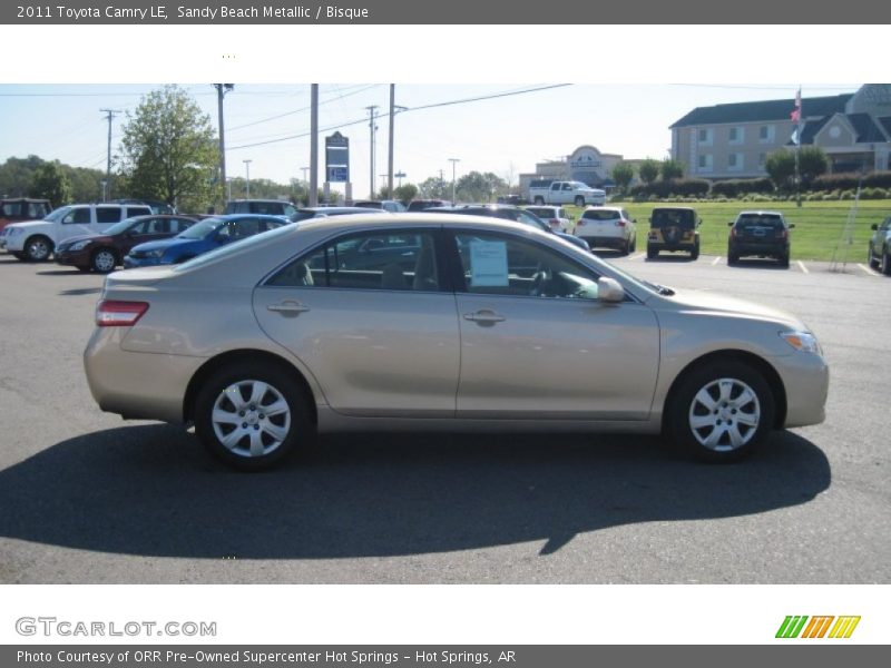 Sandy Beach Metallic / Bisque 2011 Toyota Camry LE