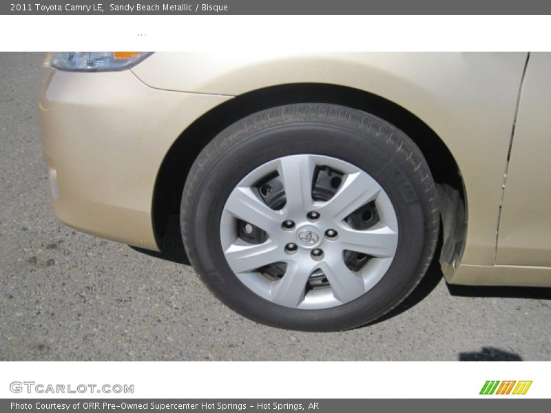 Sandy Beach Metallic / Bisque 2011 Toyota Camry LE